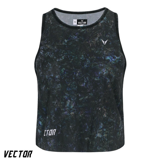 Force Cropped Running Singlet Ultralightweight